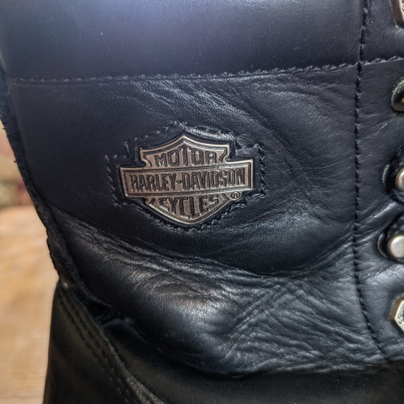 Harley Davidson Faded Glory Steel Toed Moto Boots - Picture 4 of 10